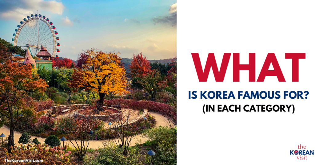 FACEBOOK BLOG POSTER - What Is South Korea Famous For (In Each Category) The Korean Visit